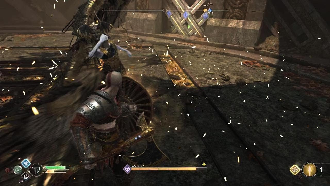 Kratos fight with Valkyrie