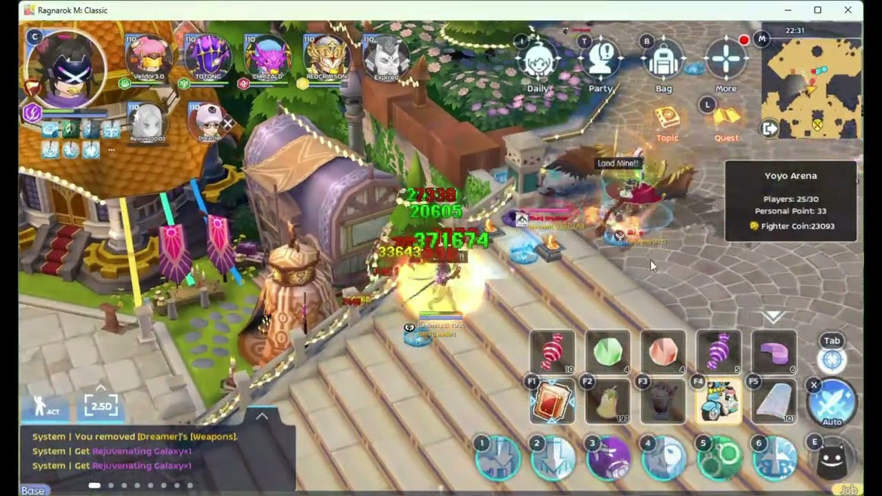 Ragnarok M: Classic - PVP 5vsAll (Pre-MS3)