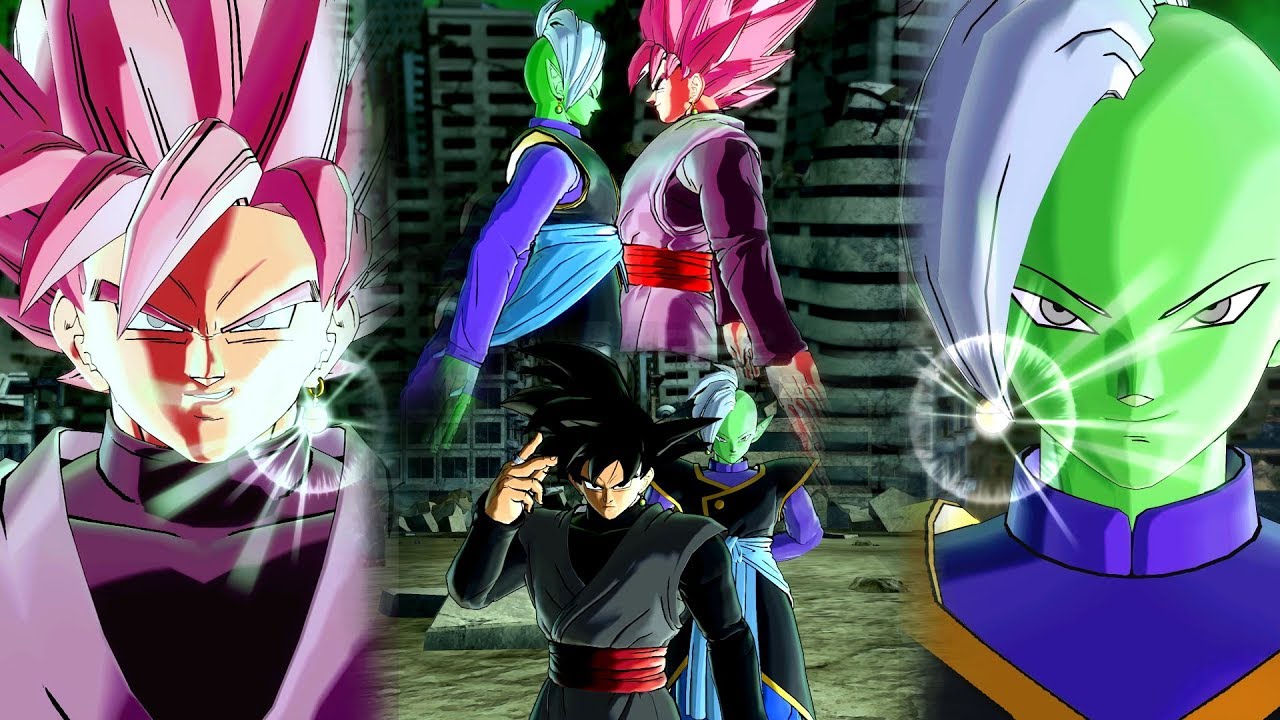 Dragon Ball Xenoverse 2 - Goku Black and Zamasu Potara Fusion New Awoken Skill Transformation MOD