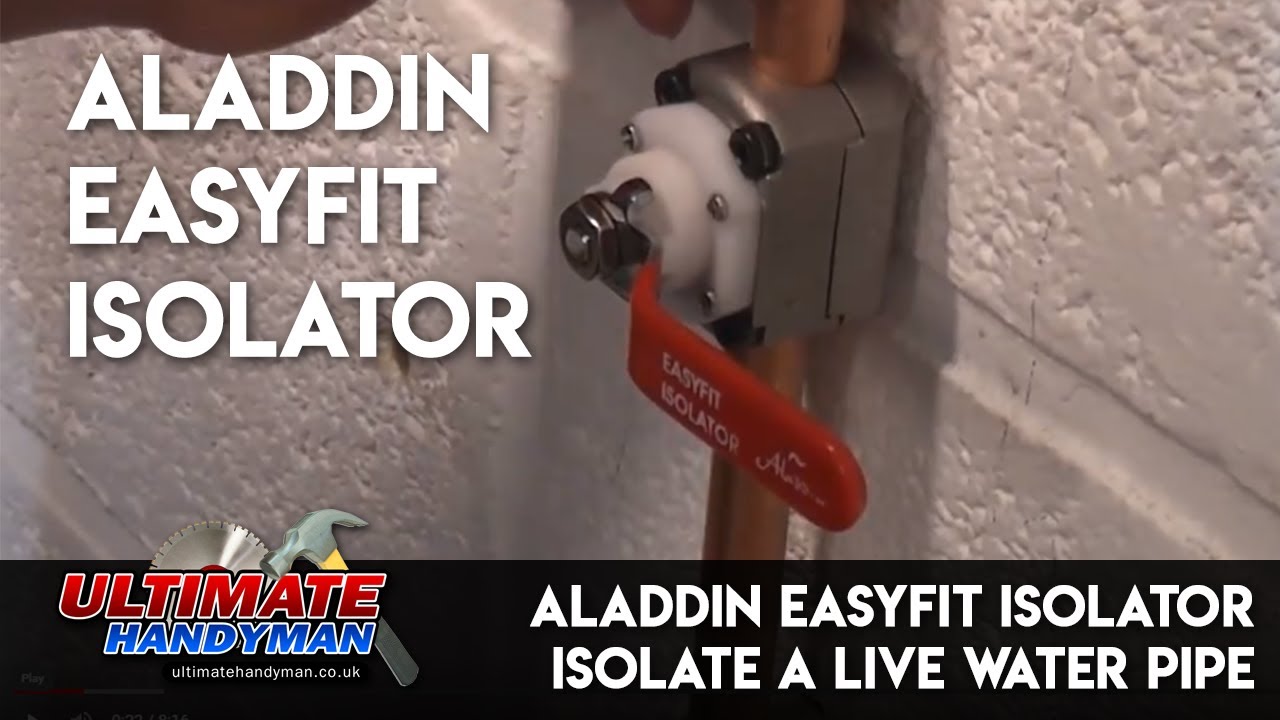 Aladdin EasyFit Isolator | Isolate a live water pipe