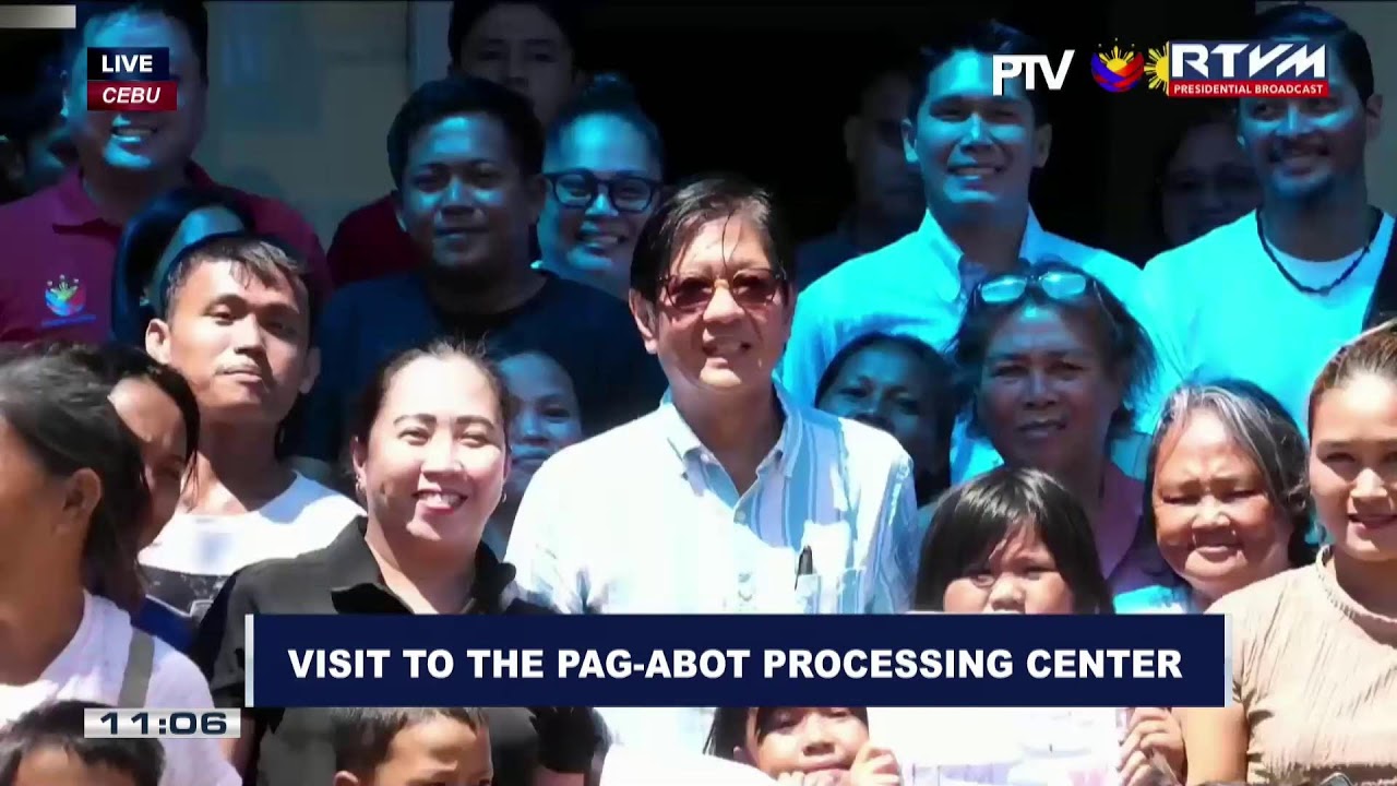 PBBM visits the DSWD Pag-Abot Processing Center in Liloan, Cebu | 26 Feb. 2026