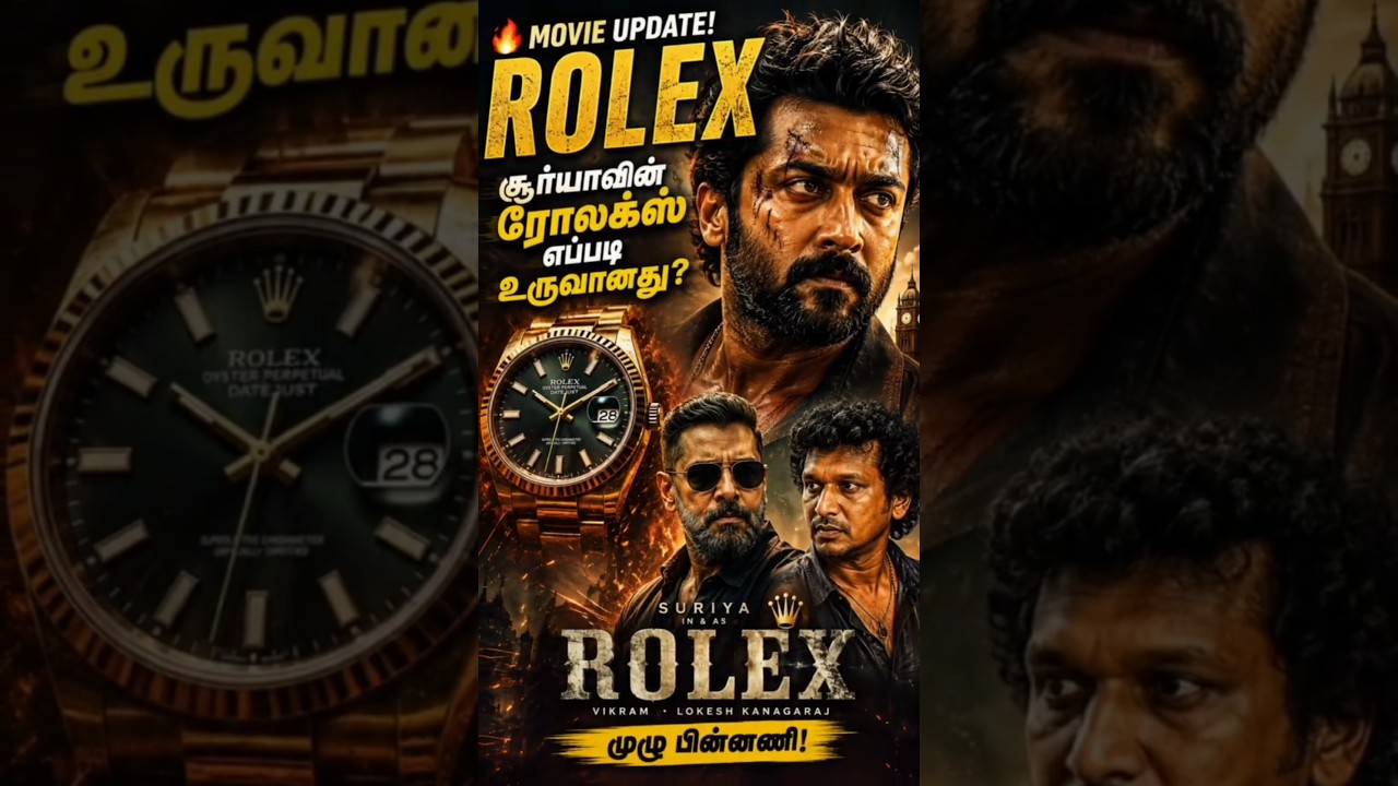 🔥 Rolex Movie Update! சூர்யாவின் ரோலக்ஸ் எப்படி உருவானது? | Vikram | Lokesh Kanagaraj #Shorts