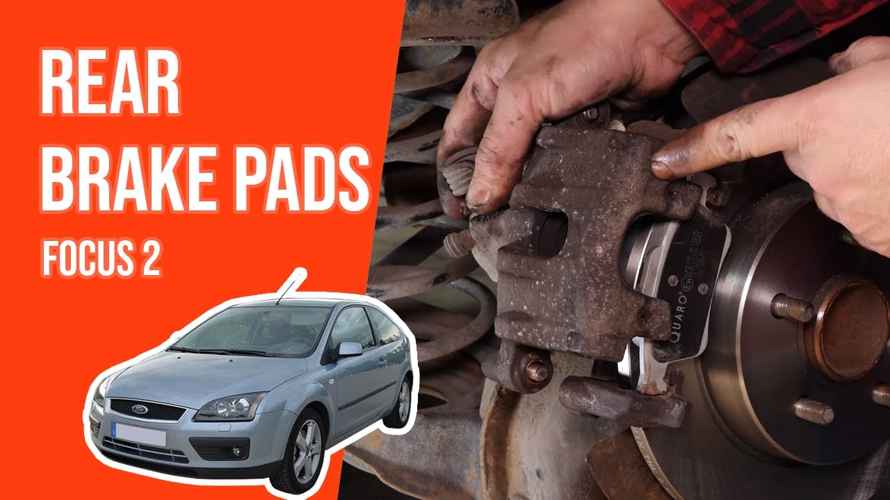 How to replace the rear brake pads Focus mk2 🚗