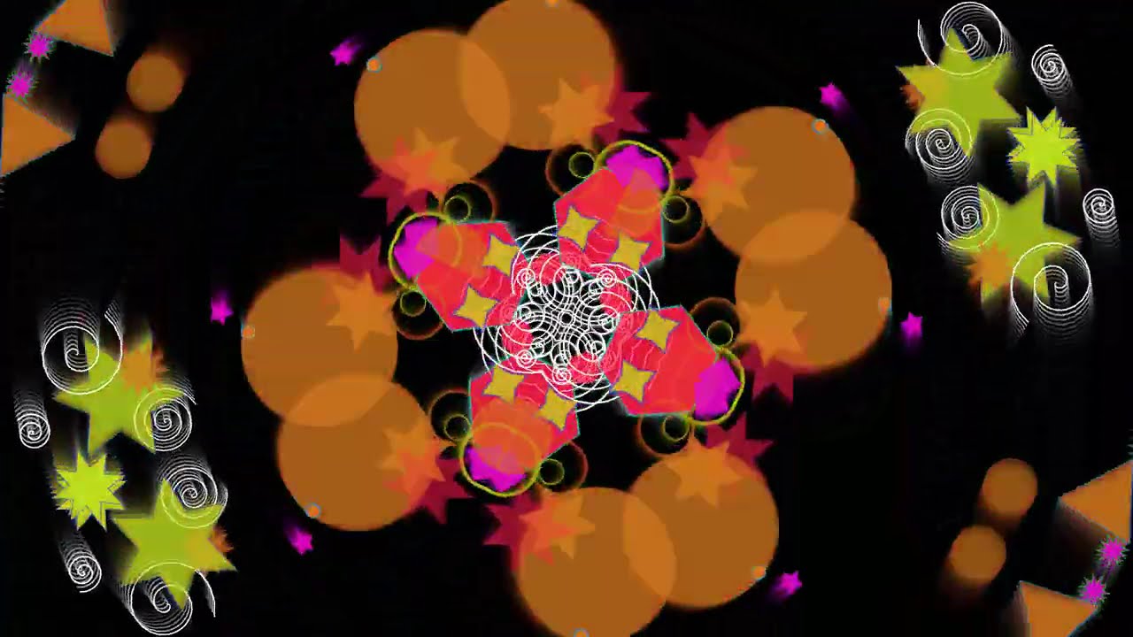 4K OLED Dream Pop Kaleidoscope Screensaver | Airy Lo Fi Ambient Electronic Visualizer Relaxing