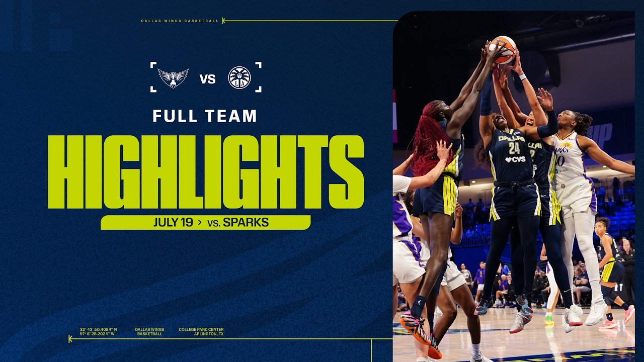 Highlights: Dallas Wings Defeat Los Angeles Sparks 90-82 | Full Game Highlights | 7.19.26