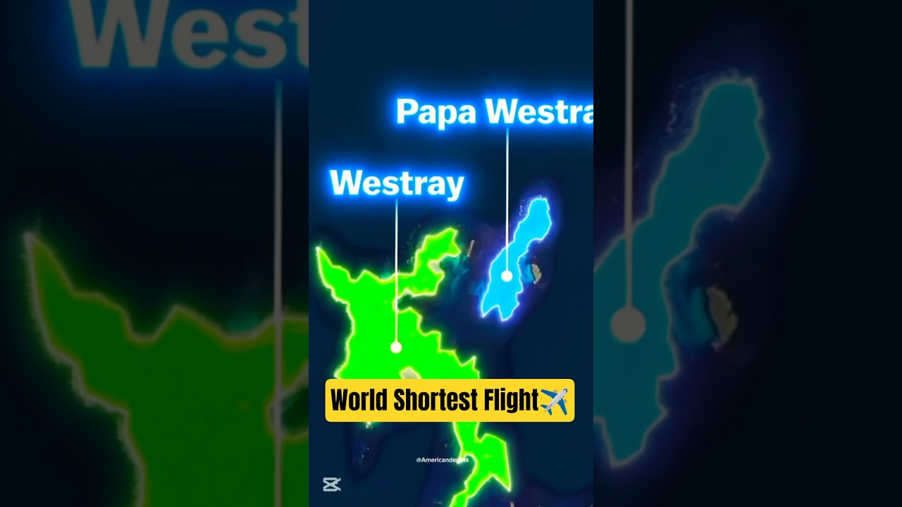 ✈️ The World’s Shortest Flight – Just 53 Seconds! 