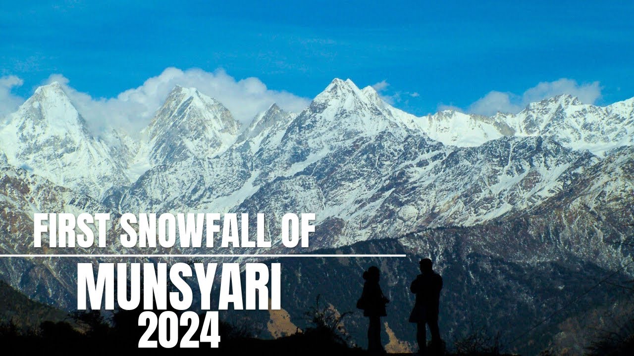 EXPERIENCE Munsyari's FIRST Snowfall of 2024!