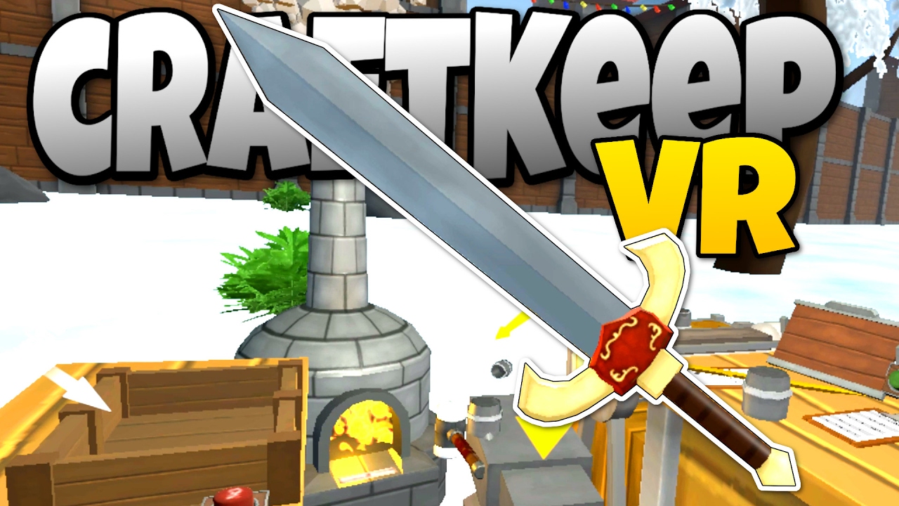 Craft Keep VR — Моя маленькая кузница в VR! — Давайте поиграем в геймплей CraftKeep — HTC Vive VR