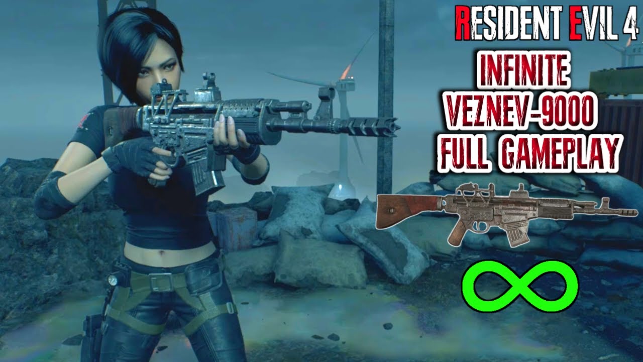 INFINITE VEZNEV-9000 ONLY!! Full Gameplay - Resident Evil 4 Remake Separate Ways
