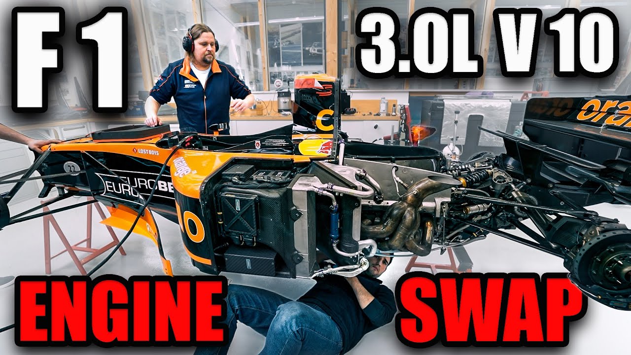 Team FNT – F1 3.0L V10 Motortausch! Jos Verstappen's  Orange Arrows Asiatech A22 back alive 😱!