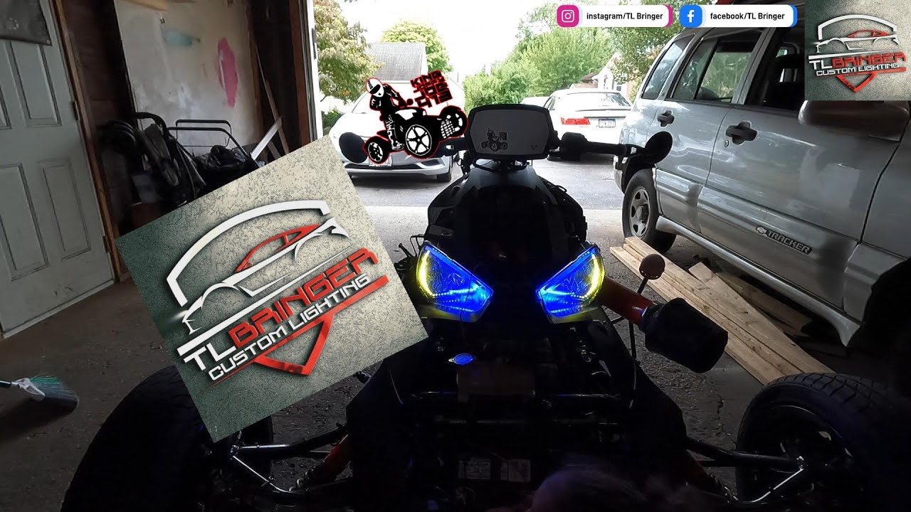 Can Am Ryker Flow Series Headlight LED Halo Angel Eye Kit (@t.l.bringer)