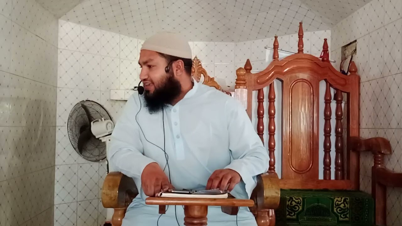 ইসলামের পাঁচটি খুটির বিষয়ে বয়ান করছেন মুফতি মোবারক হোসেন মমতাজি