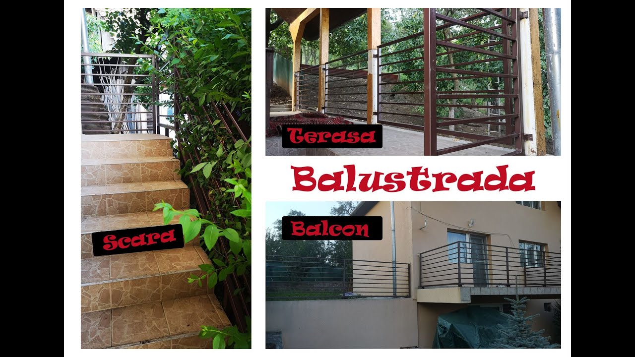 Balustrada Balcon, Terasa si Scara