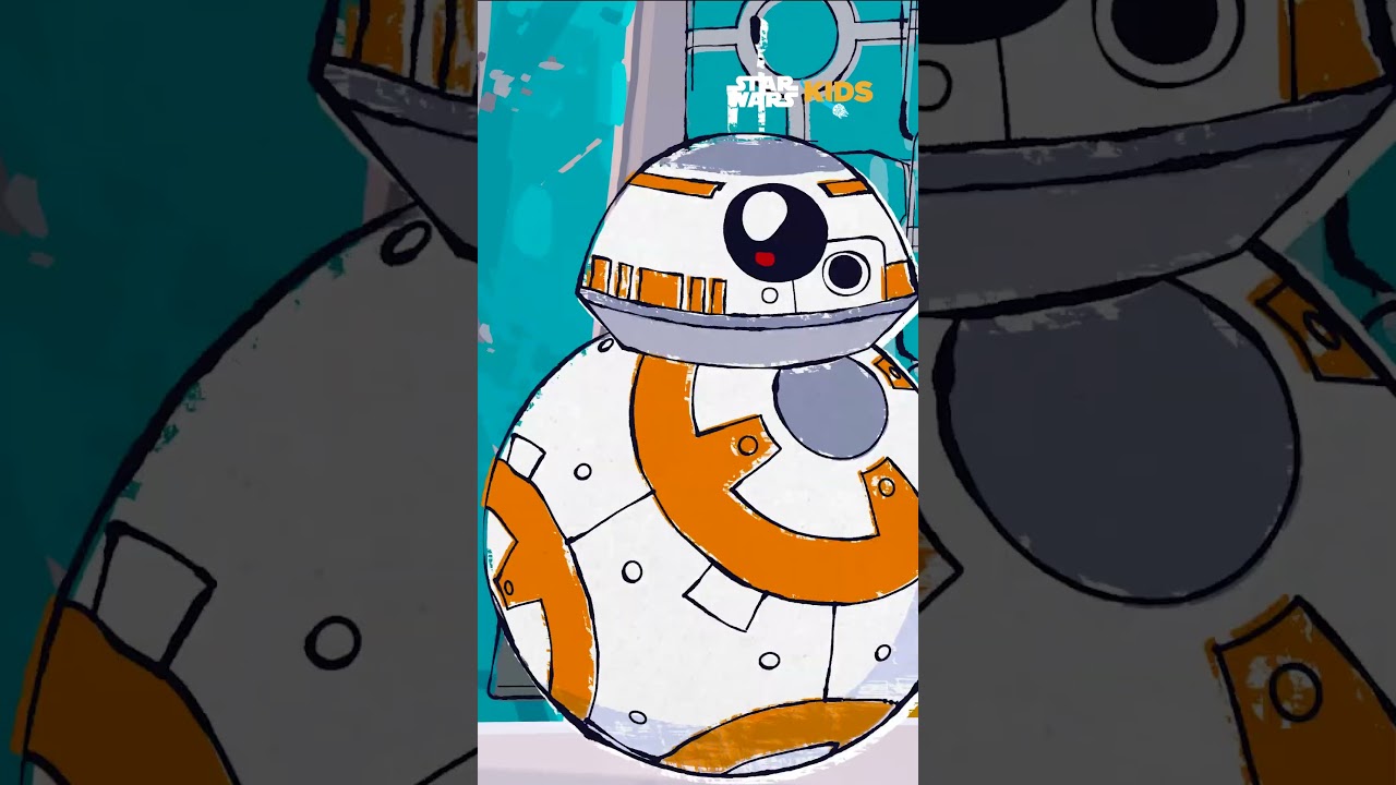 R2-D2 and BB-8 are in trouble with Chewbacca!