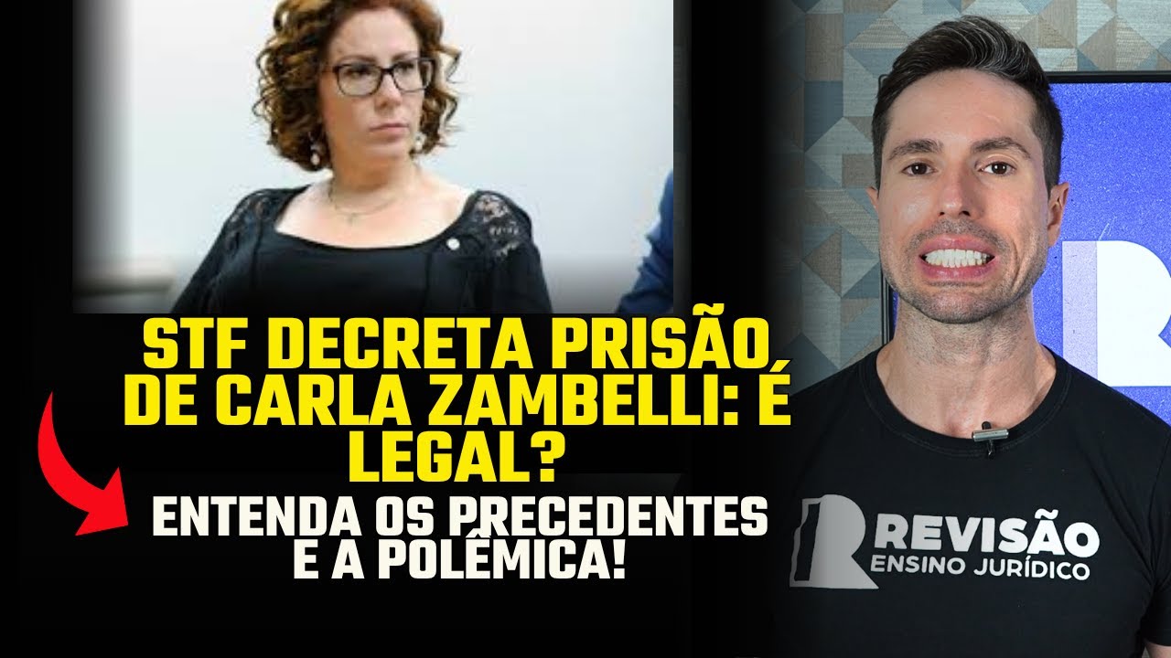 Carla Zambelli: STF Pode Decretar Prisão de Parlamentar? Entenda a Polêmica!