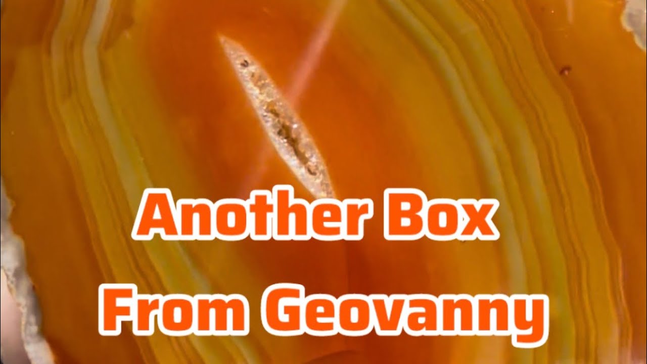 Geovanny Delivers #rocks #lapidary #rockhound #rockhounding #rocktumbler