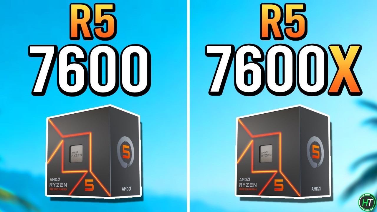 R5 7600 vs R5 7600X  -  Does The X Make A Big Difference?