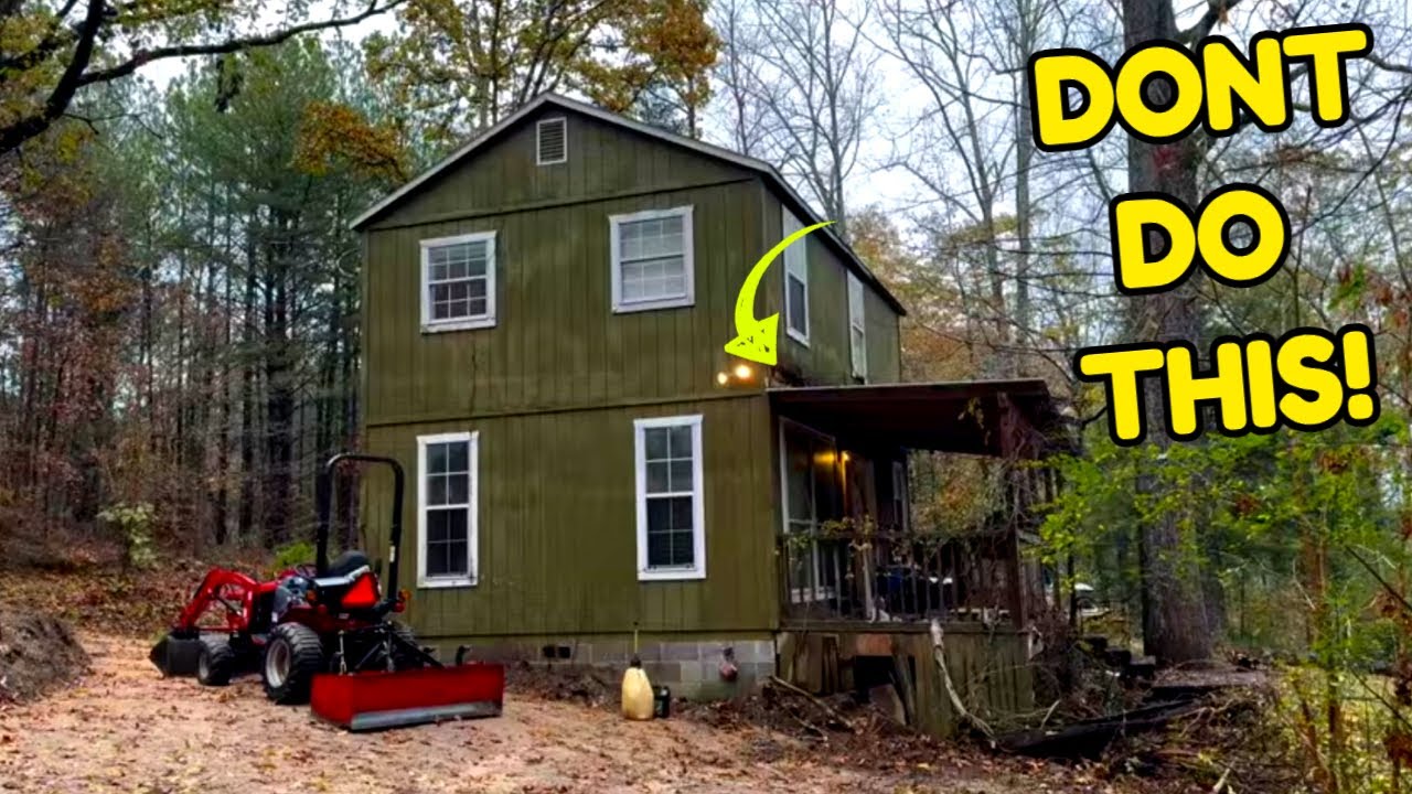 Abandoned Tiny House Tour and Why we are tearing it down!