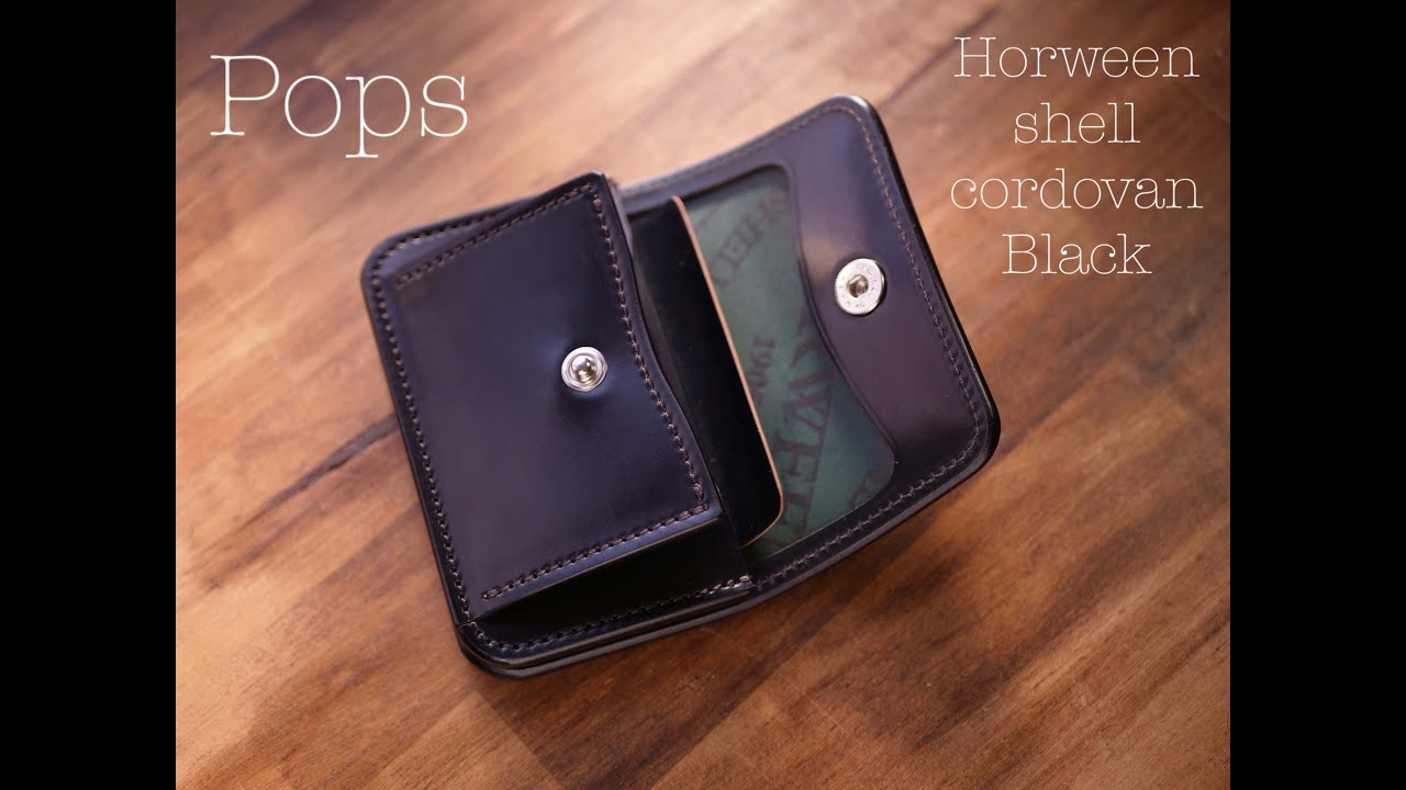 Pops / Horween shell cordovan Black 2/27（金）20時前後にオンラインショップより販売致します。