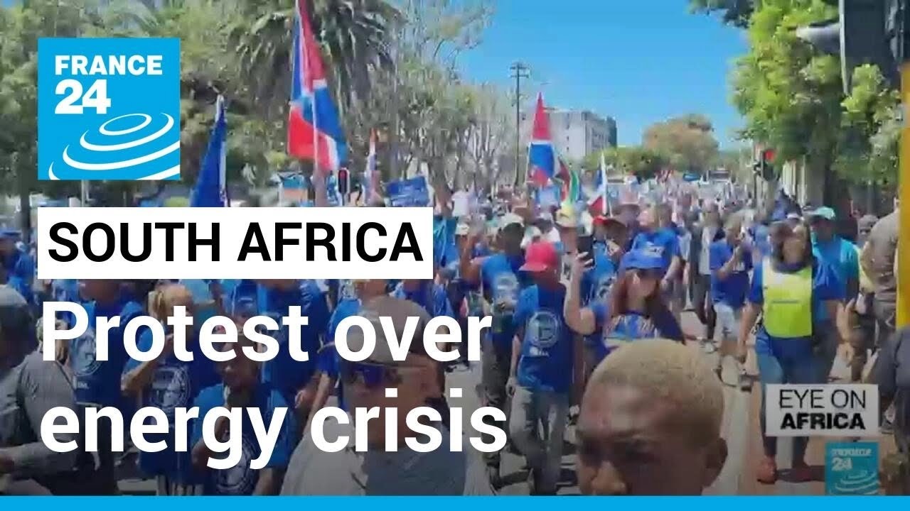 Protesters march on ANC office over South Africa energy crisis &bull; FRANCE 24 English