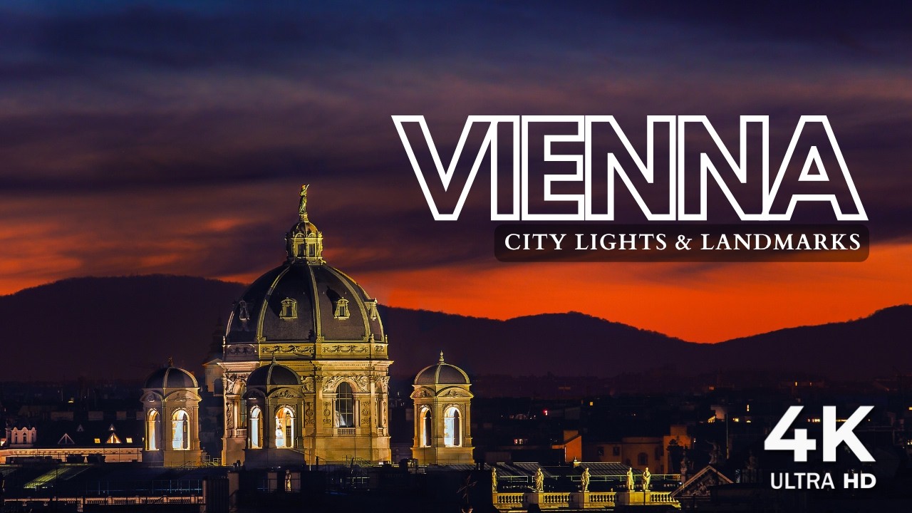 Vienna at Night 🌃 | City Lights, Landmarks & Nightlife Vibes