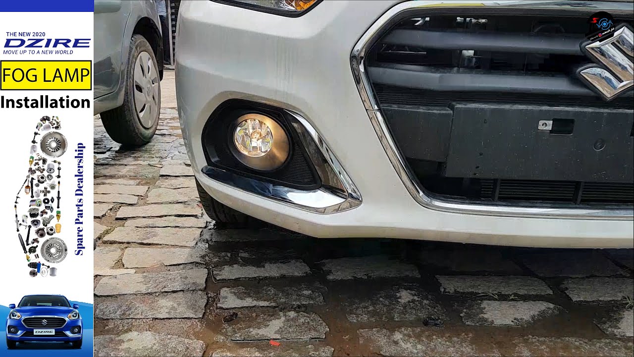 Dzire fog Lamp installation | Dzire fog Lamp fitting with price