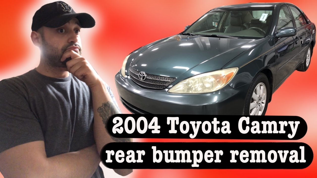 2004 Toyota Camry rear bumper removal