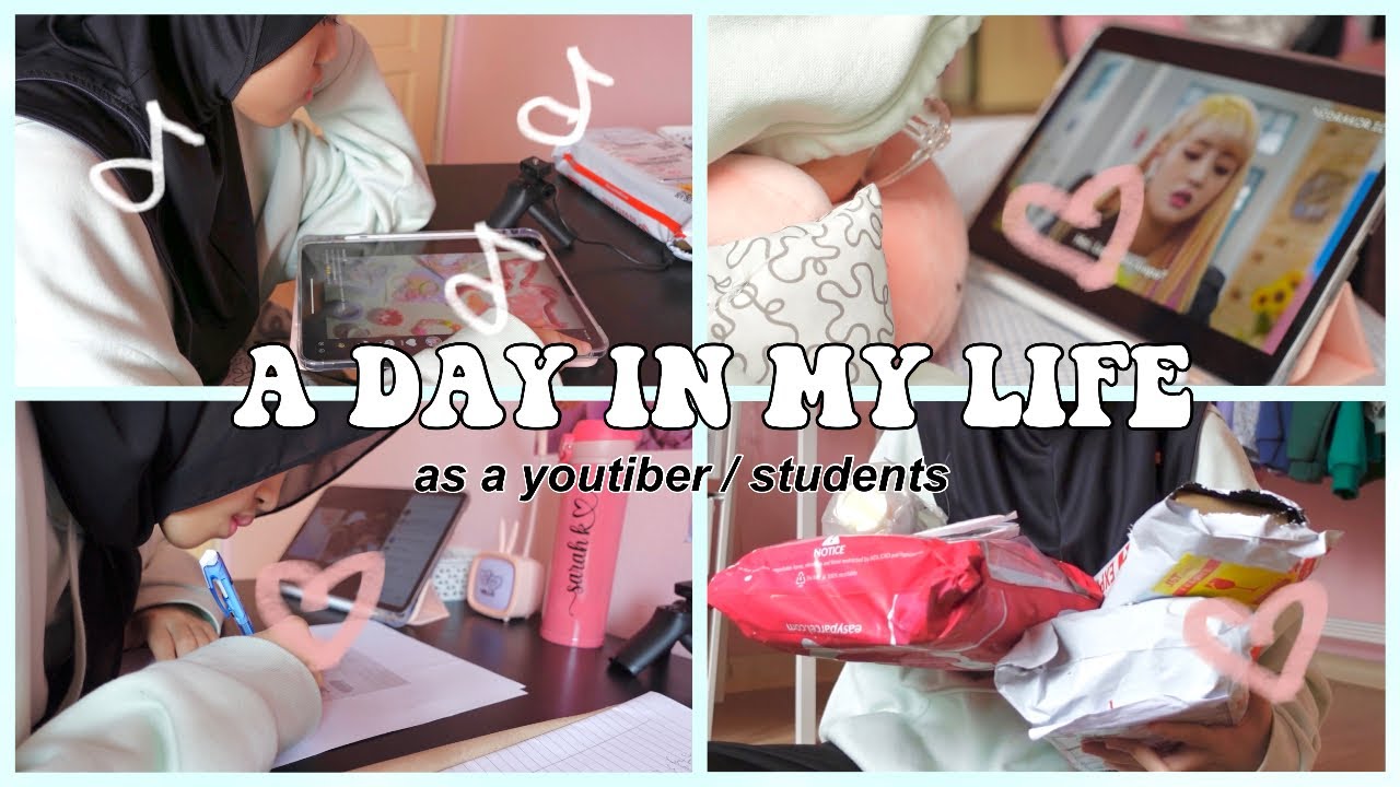 a day in my life : mini haul,study with me // how i manage my time  '*•.¸♡ ♡¸.•*'