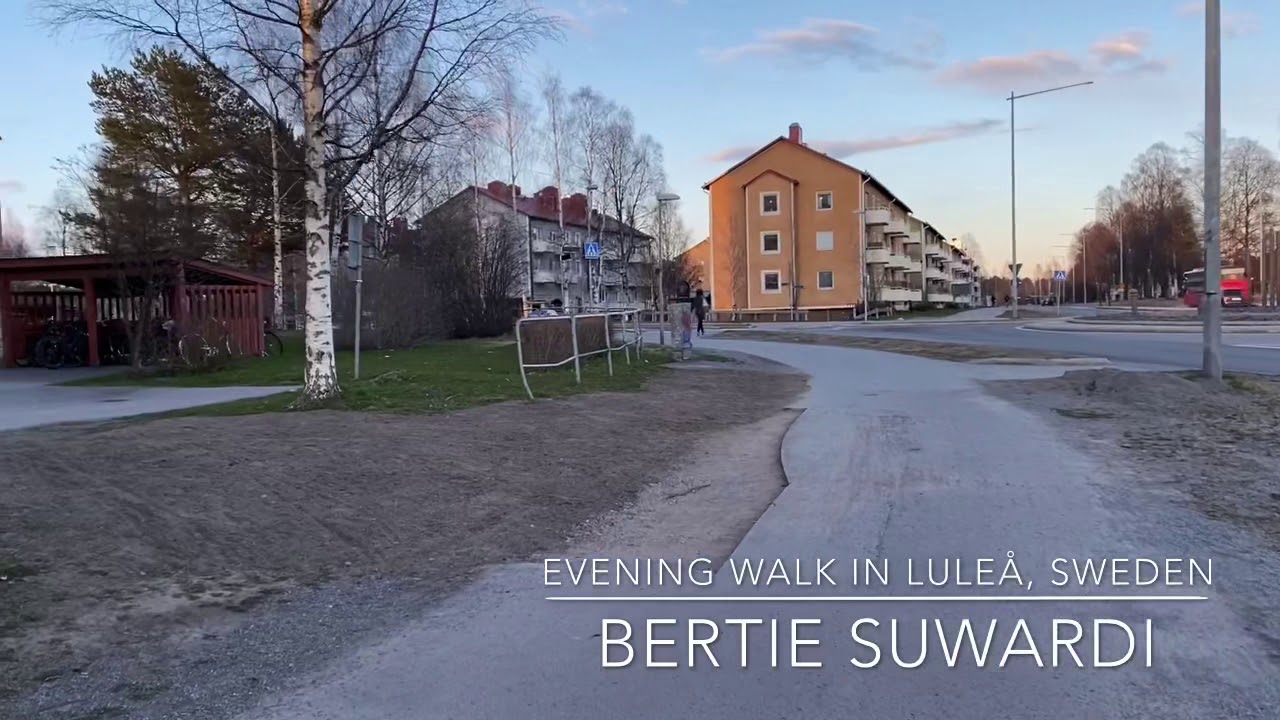 Evening walk in Luleå, Sweden | Sweden walk | Vlog