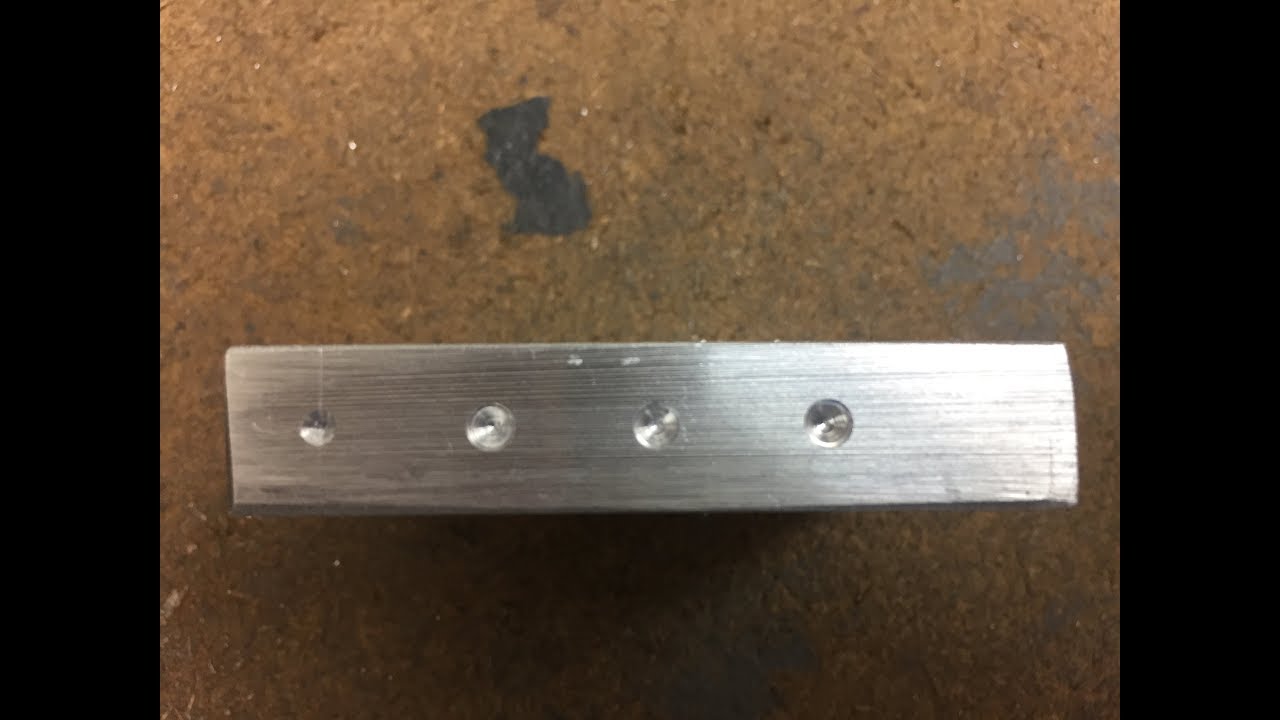 Drilling Holes in A Straight Line on a Drill Press