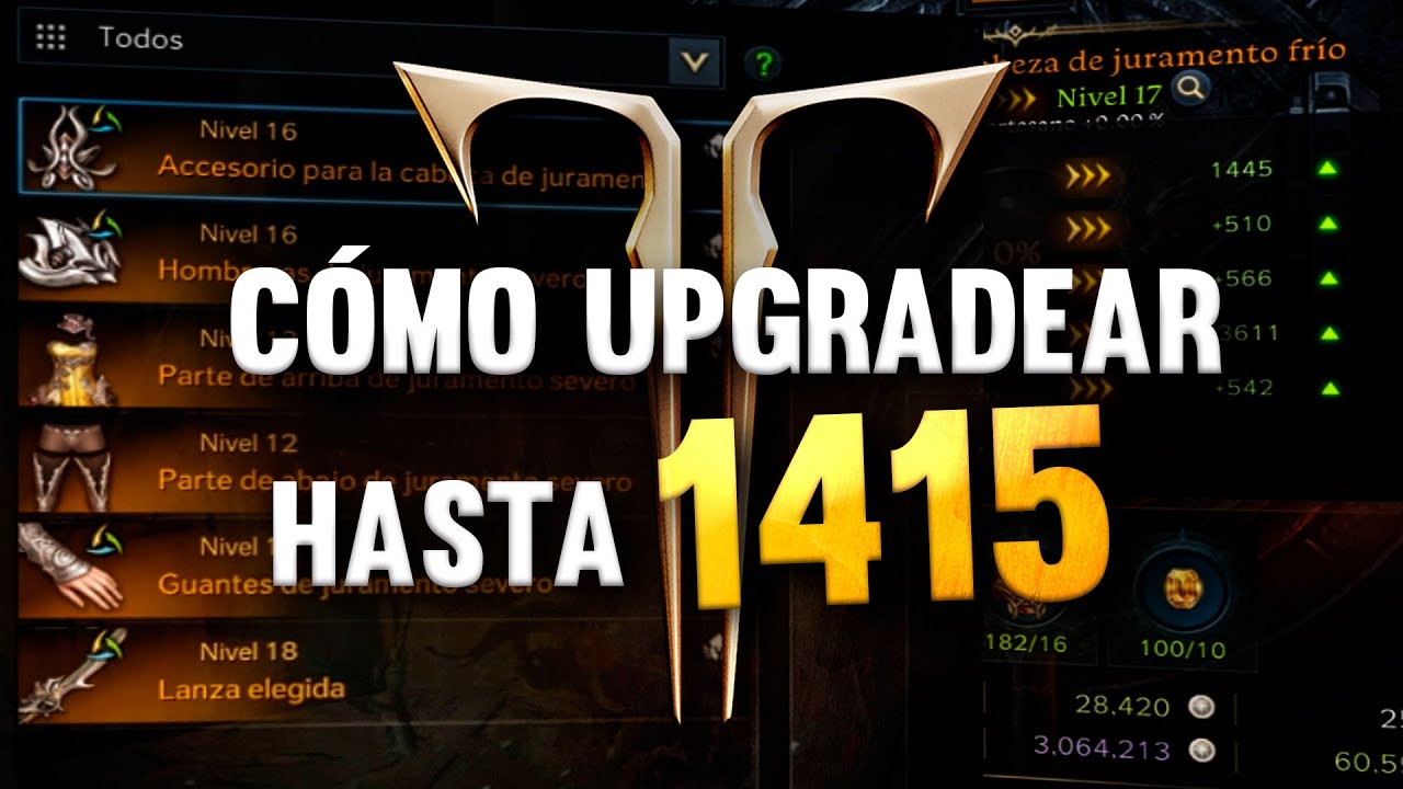 Cómo upgradear el equipo hasta 1415 de forma eficiente y barata | LOST ARK