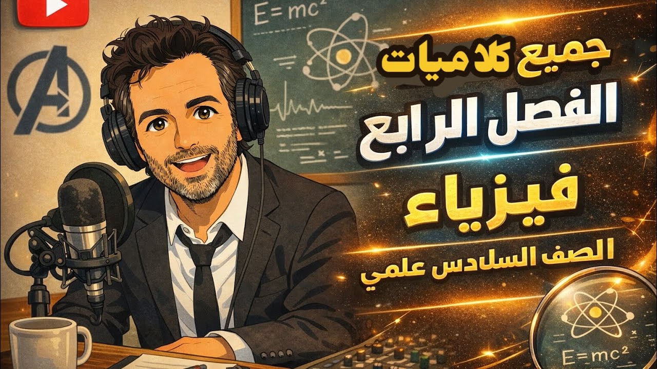 جميع كلاميات فيزياء السادس علمي الفصل الرابع 