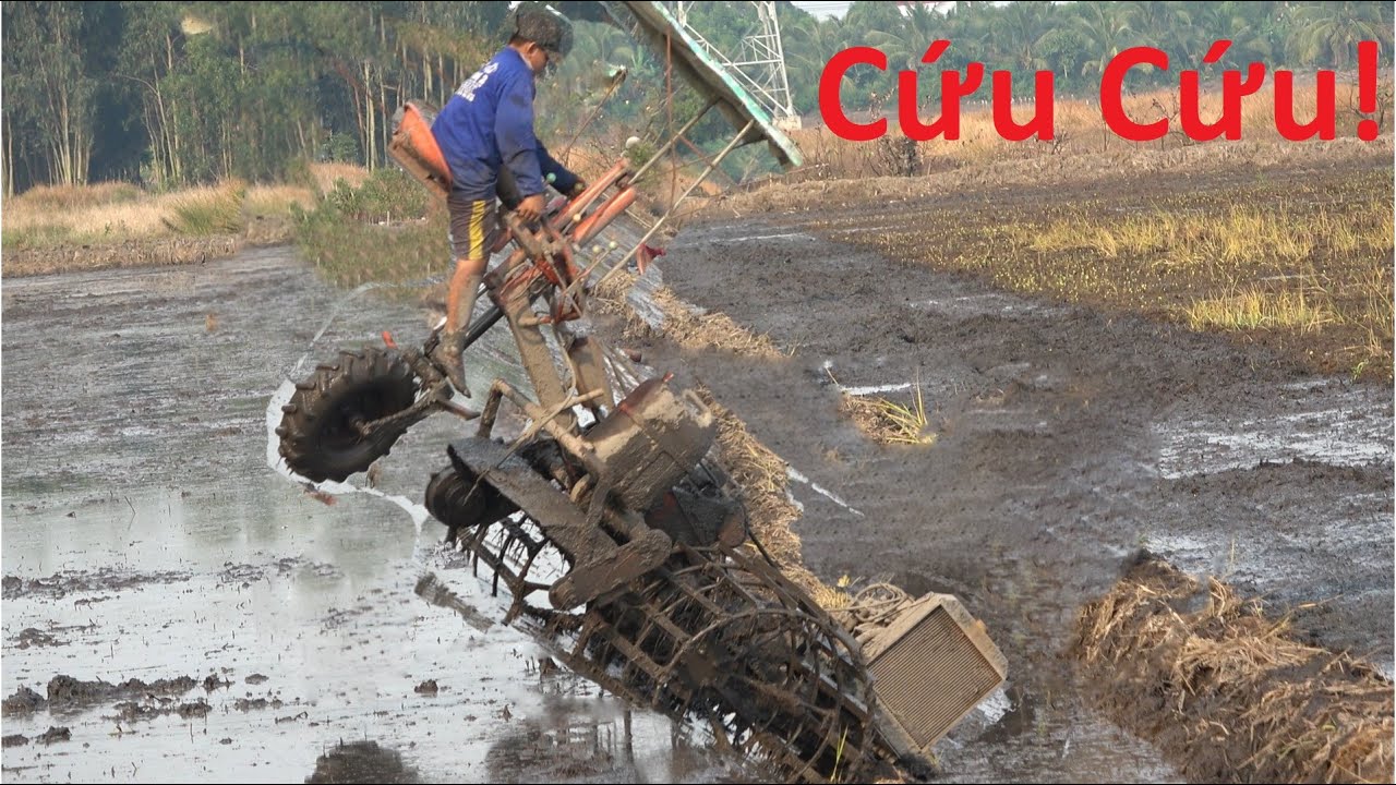 Đam  mê máy cày bỏ học chạy ngày 50 công đất/ tractor