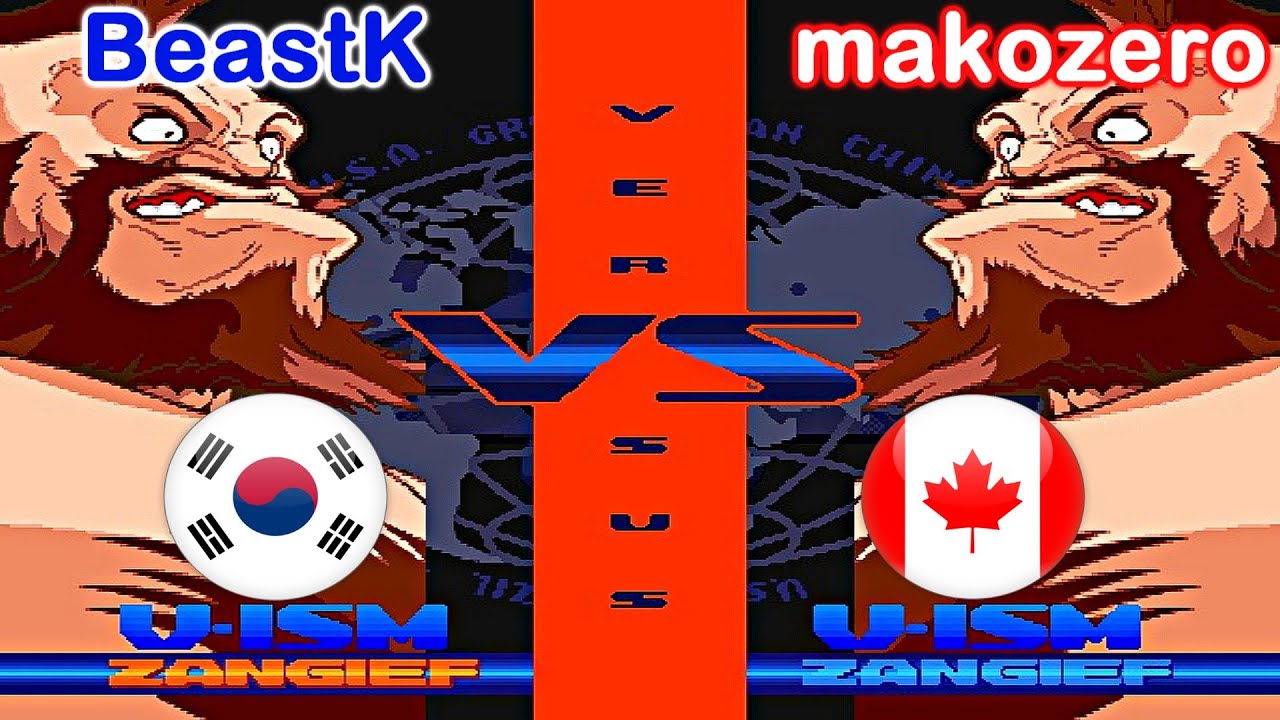 Street Fighter Alpha 3 - BeastK vs makozero FT10