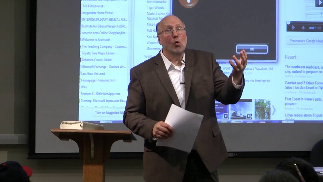 Dr. Ted Hildebrandt, Old Testament History, Lecture 1, Introduction, Theistic Proofs