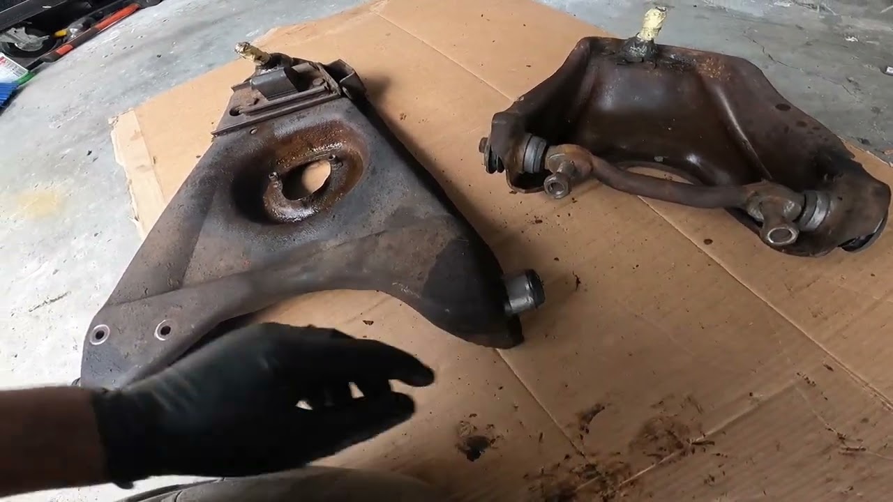 1957 ford fairlane control arm bushing change
