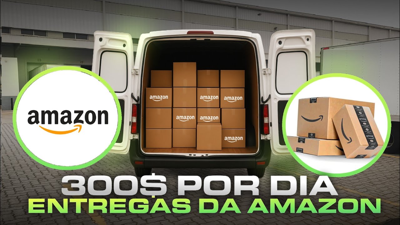 300$ POR DIA ENTREGAS DA AMAZON | COM FIORINO E CARRO
