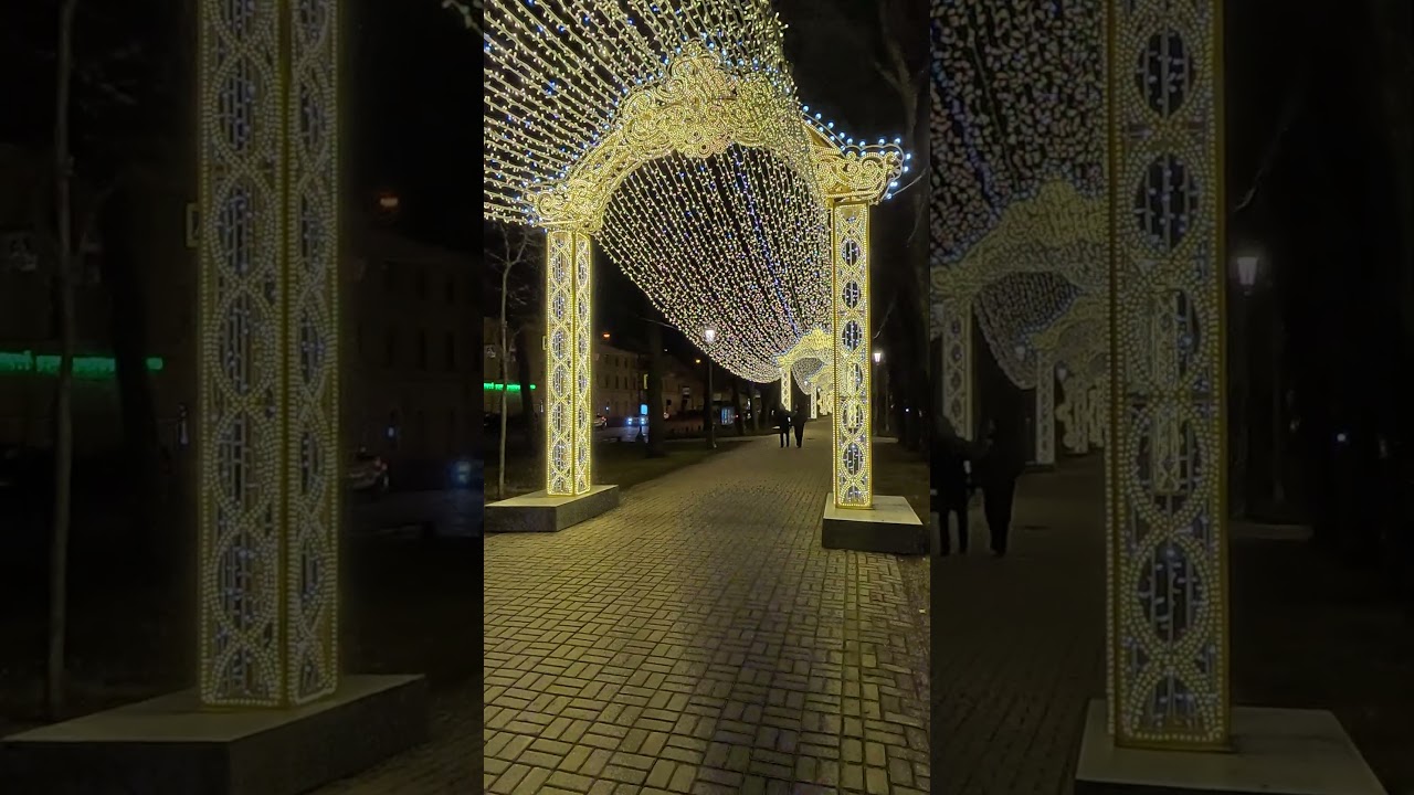 💫🌟Walktour of Christmas🎄Decorations in Saint-Petersburg 