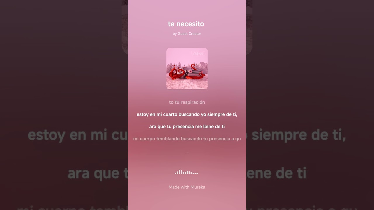 Te necesito 