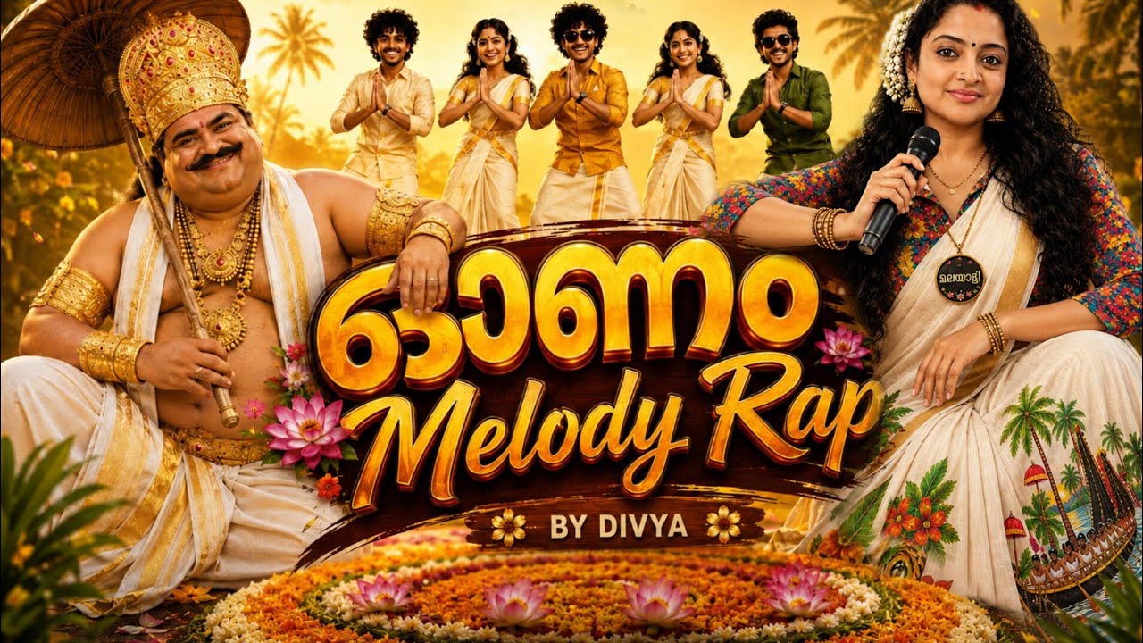 Onam melody rap song - Divya #onam #onamspecial #onamsong #malayalamrap