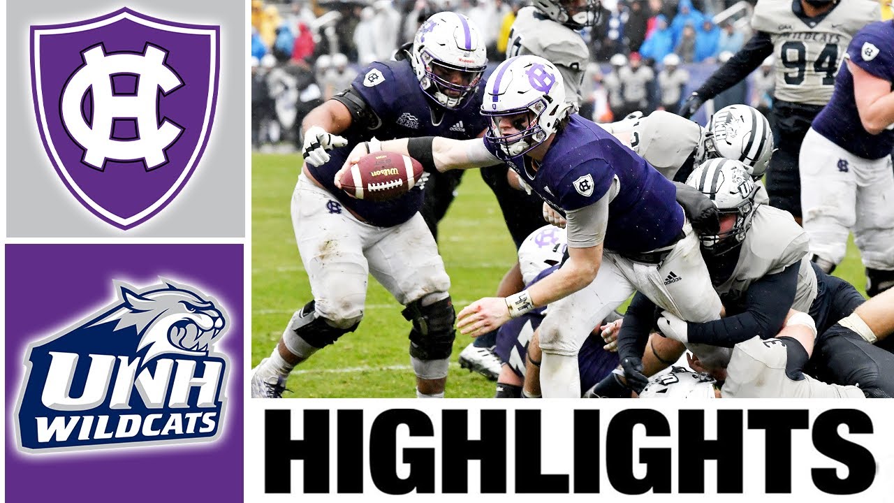 Holy Cross vs New Hampshire Highlights | 2022 FCS Championship Second Round