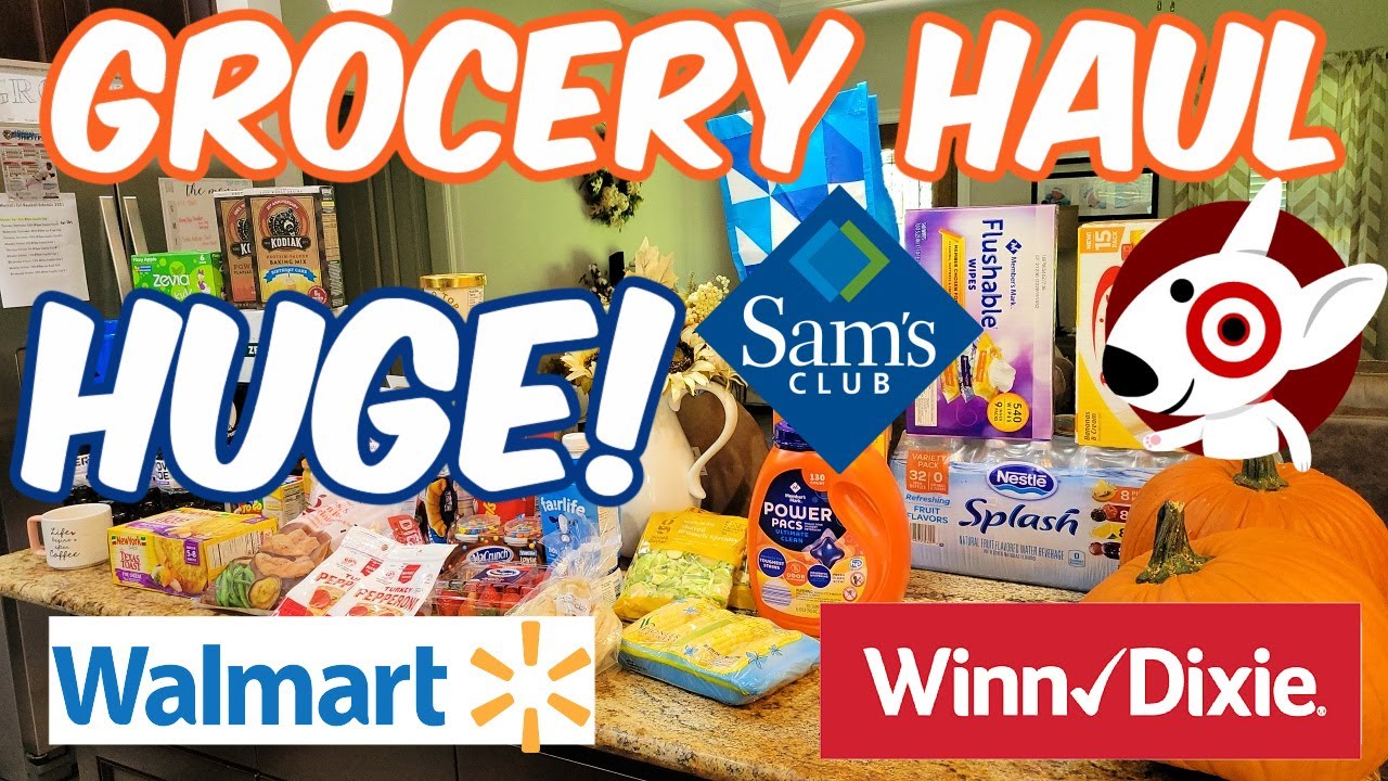 SAM'S CLUB GROCERY HAUL | TARGET GROCERY HAUL | NICOLE BURGESS GROCERY HAUL