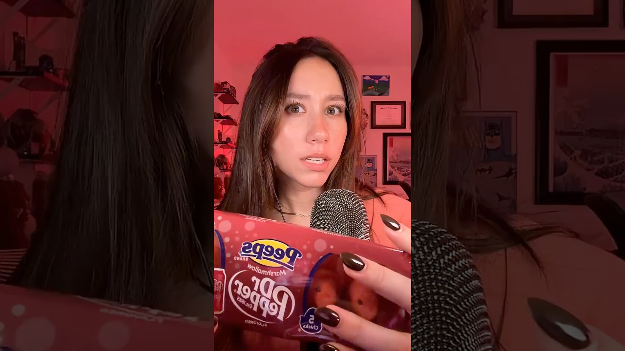 ASMR | Dr. Pepper Peeps #asmr #tingles #eating #eatingsounds