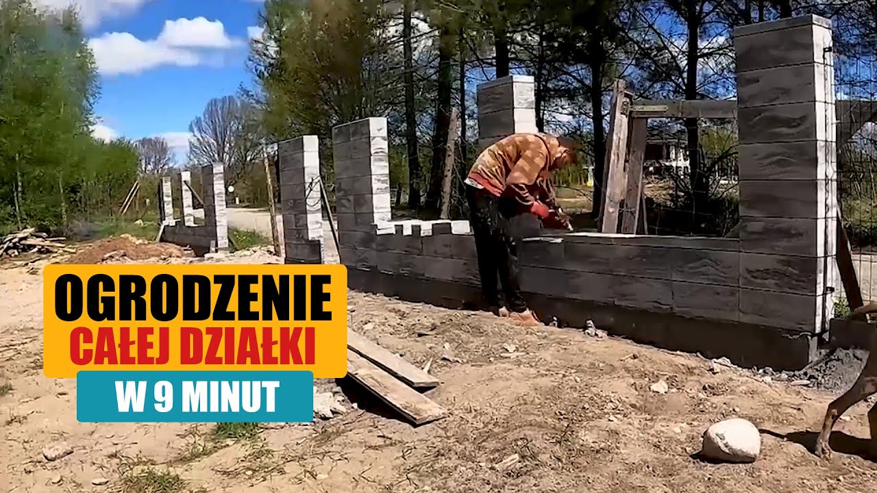 OGRODZENIE działki w 9 minut