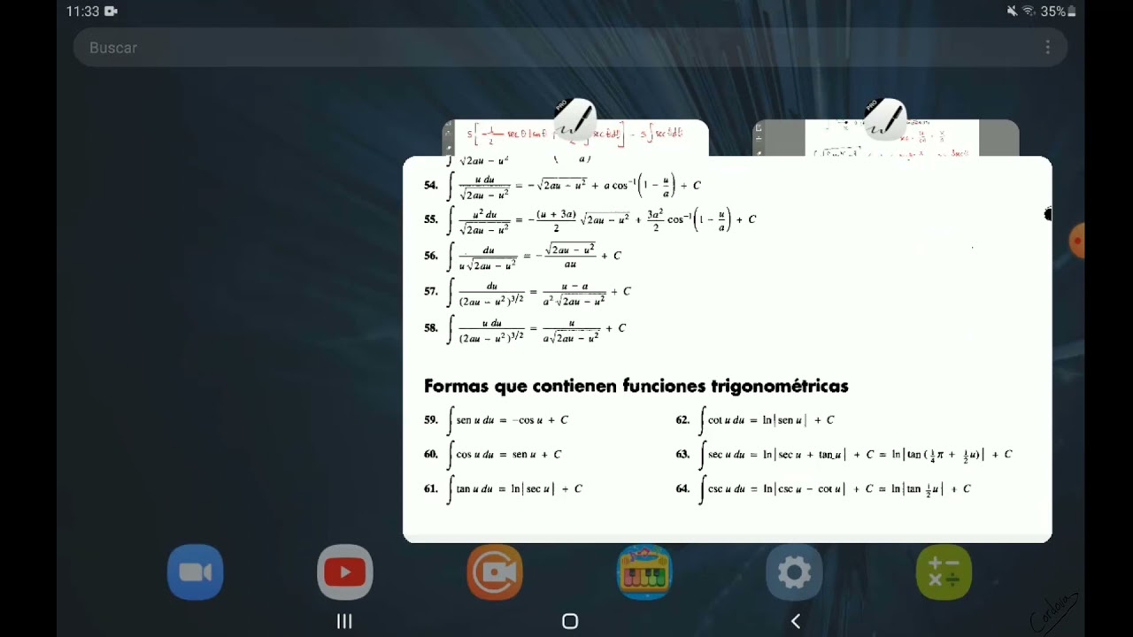 Cálculo Integral - Sustitución Trigonométrica 3