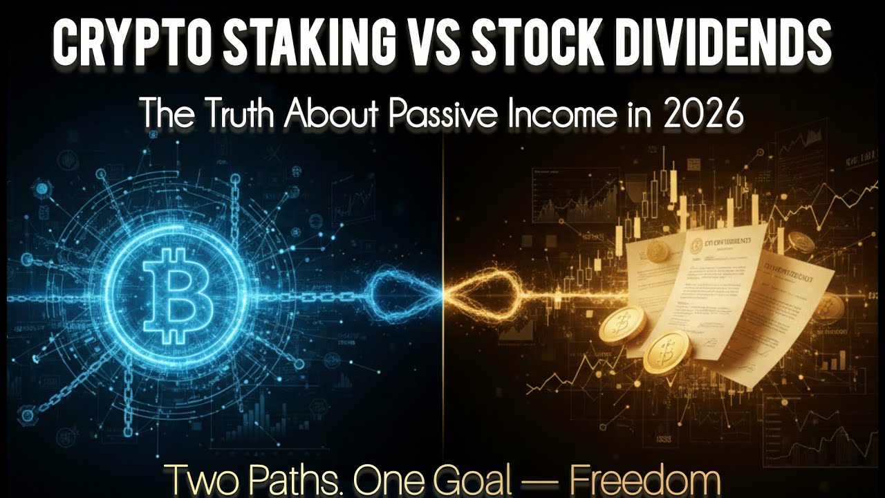 Crypto Staking vs Stock Dividends &mdash; The Truth About Passive Income in 2026