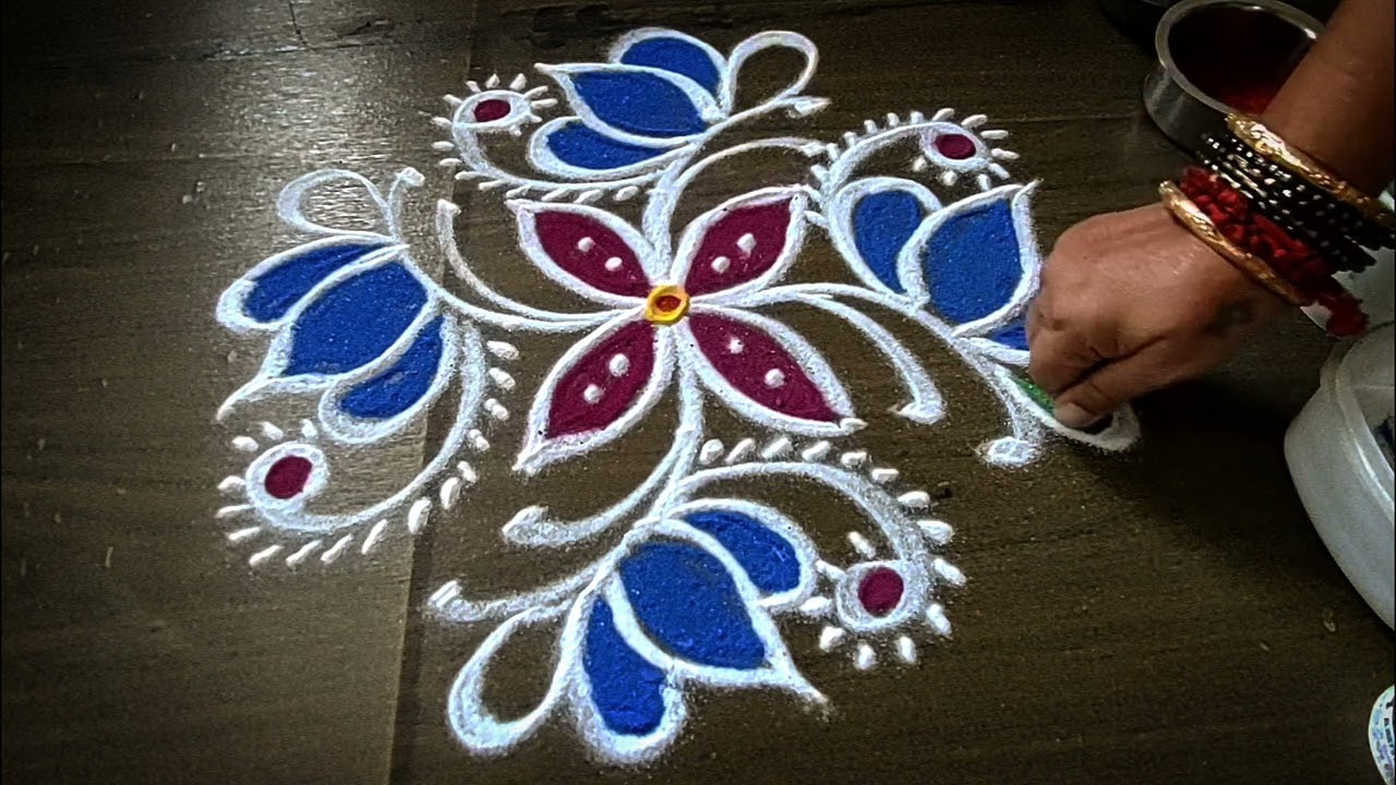 3புள்ளி கோலம் 🌺#1minkolam#trendingkolam #simplekolam#kolam#viralvideo#new#bestkolam#easyrangoli