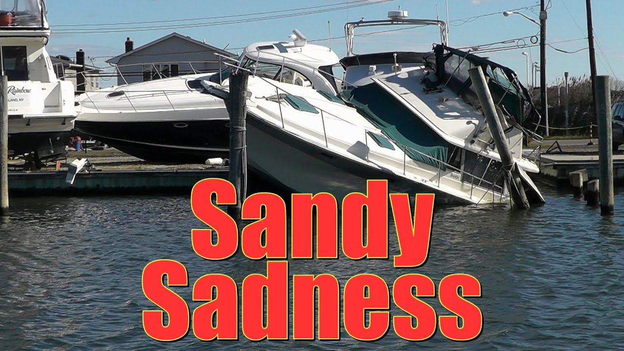 Hurricane Sandy Aftermath on the Great South Bay Fire Island and Long Island South Shore Towns