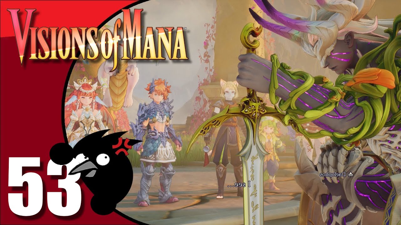 Let's play: Visions of Mana: Ep53 - Confronting Daelophos at the Entwine Bridgepass [PC, Blind]