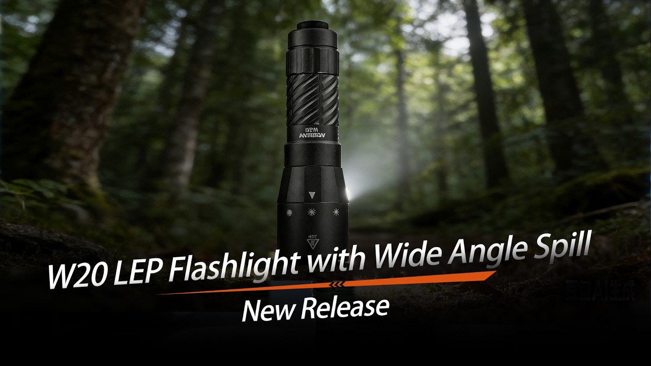 New Release: ACEBEAM W20 LEP Flashlight with Wide-angle Spill